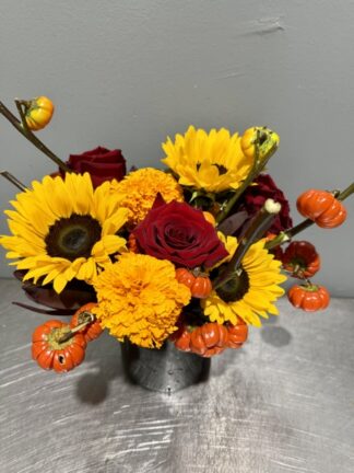 Halloween Harvest Floral Arrangement