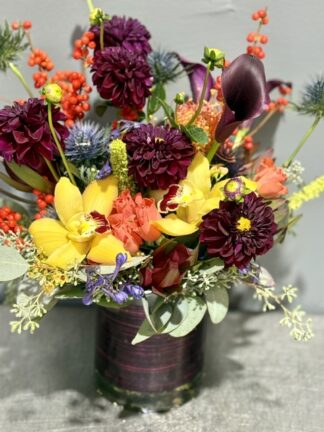 Burgundy and Sunshine