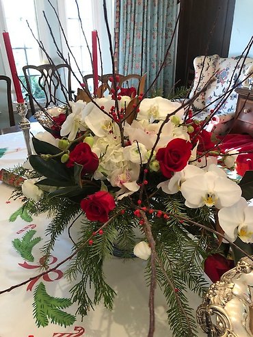 Winter Luxe Rose & Orchid Arrangement