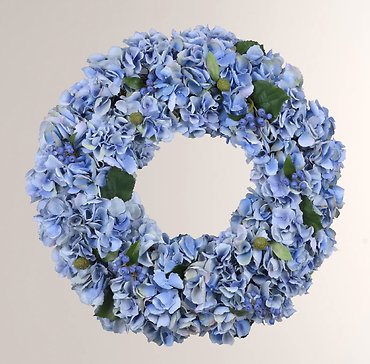 Faux Hydrangea Wreath